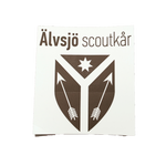 Klistermärke Älvsjö scoutkårs sköld